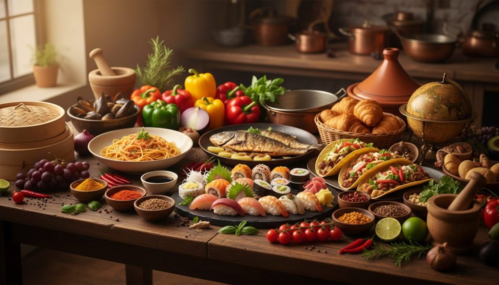 évaluez vos savoirs culinaires et découvrez les secrets fascinants de la gastronomie mondiale grâce à notre quiz interactif.