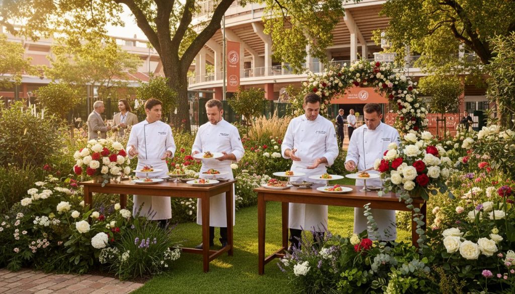découvrez comment la gastronomie s'invite au cœur de roland-garros avec le « jardin des chefs » à la porte d'auteuil, un lieu où saveurs et tennis se rencontrent pour une expérience unique.