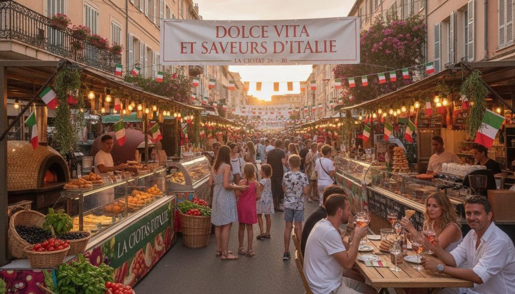 découvrez la dolce vita et les saveurs authentiques d'italie au festival cibo di strada à la ciotat, du 26 au 30. un voyage gourmand à ne pas manquer !
